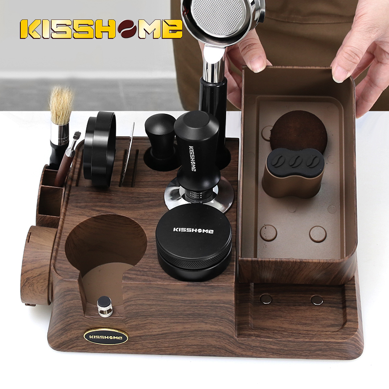 Portafilter 58Mm - KISSHOME Espresso Tamper Station Knock Box