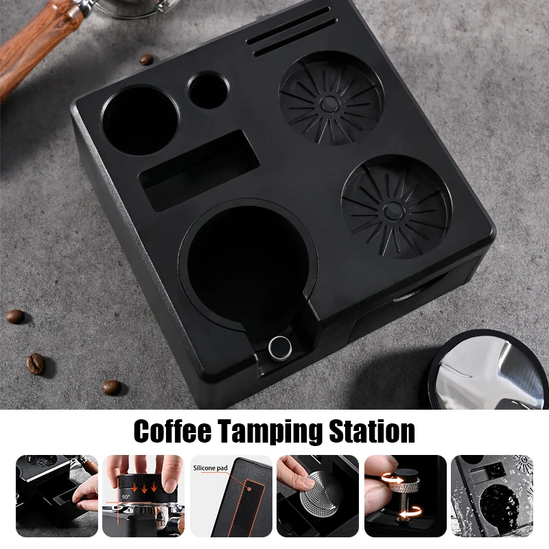 Portafilter 58Mm - Coffee Tamping Station for 51/54/58mm Portafilters