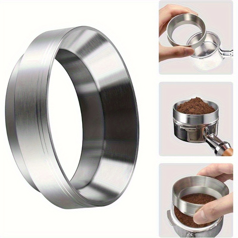 Dosing Funnel Ring - Espresso Dosing Funnel Coffee Grounds Dispensing