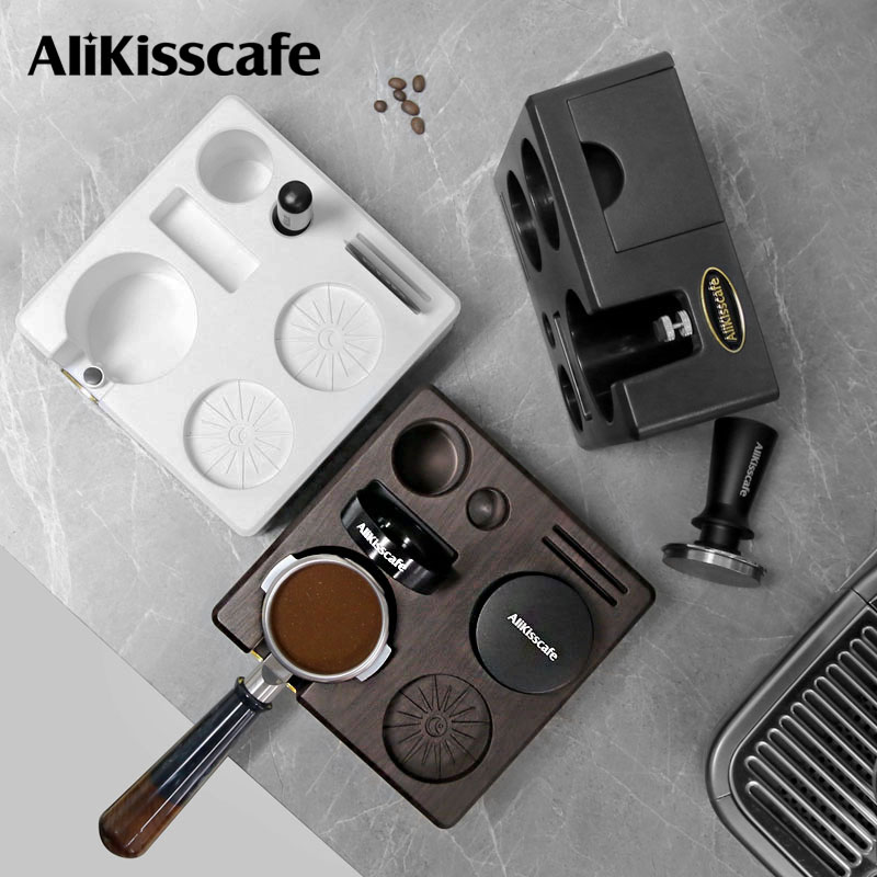 Coffee Equipment Holder - AliKisscafe Coffee Tamping Station Portafilter Holder