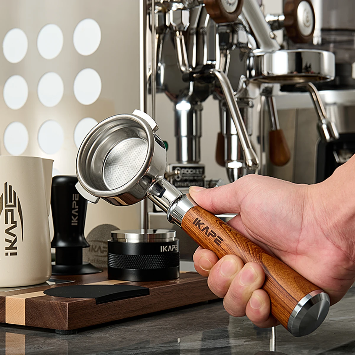 IKAPE Bottomless Portafilter f - đánh giá và giá Portafilter 58Mm