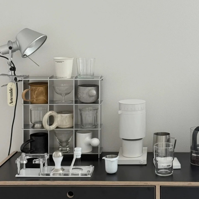 Minimalist Aluminum Alloy Coun - đánh giá và giá Coffee Equipment Rack