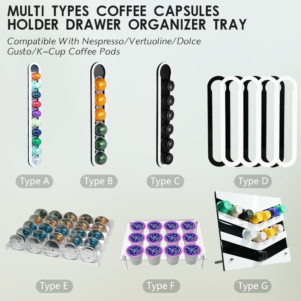 Multi Types Coffee Capsules Ho - đánh giá và giá Coffee Equipment Rack
