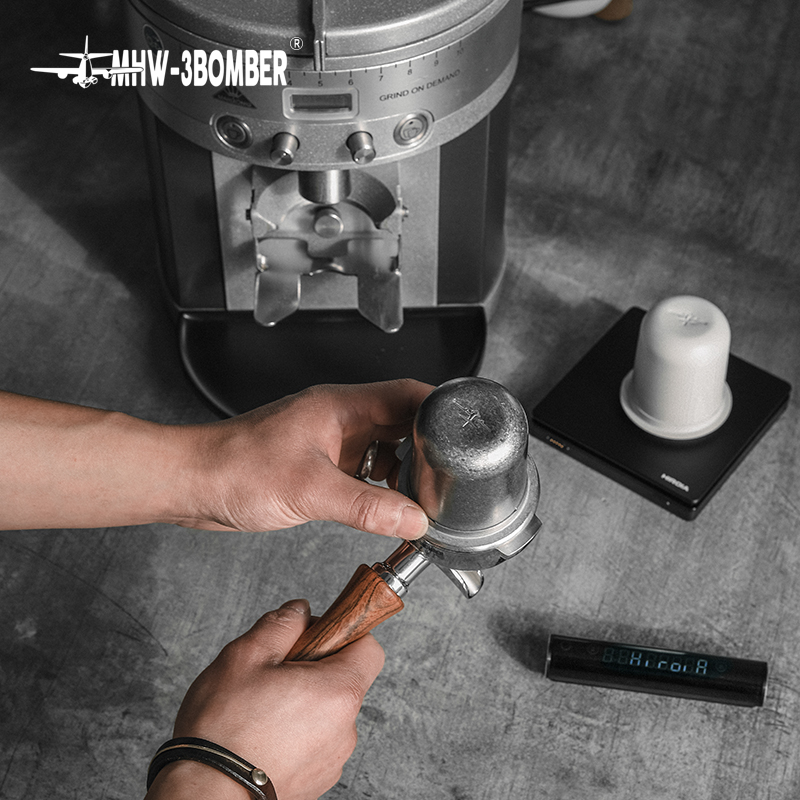 MHW-3BOMBER 58MM Coffee Dosing - đánh giá và giá Dosing Funnel Ring