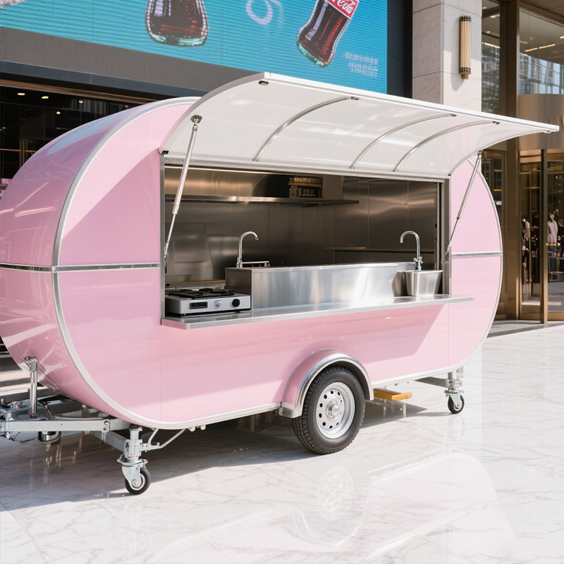 Small Mobile Food Trailer with - đánh giá và giá Coffee Shop Equipment Setup