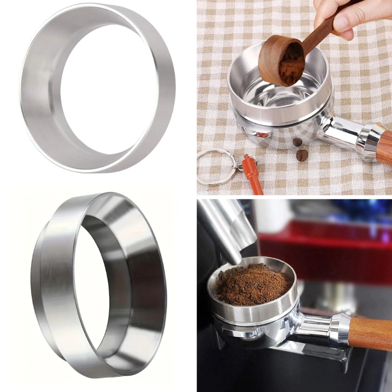 Stainless Steel Espresso Dosin - đánh giá và giá Dosing Funnel Ring