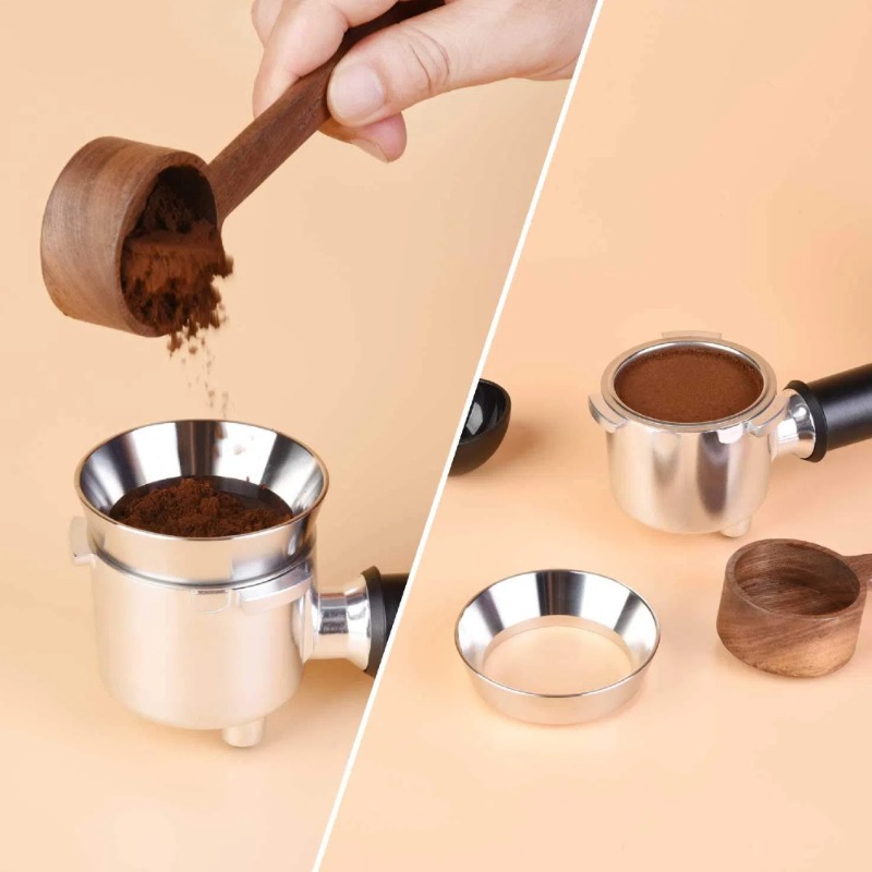 Stainless Steel Espresso Dosin - đánh giá và giá Dosing Funnel Ring