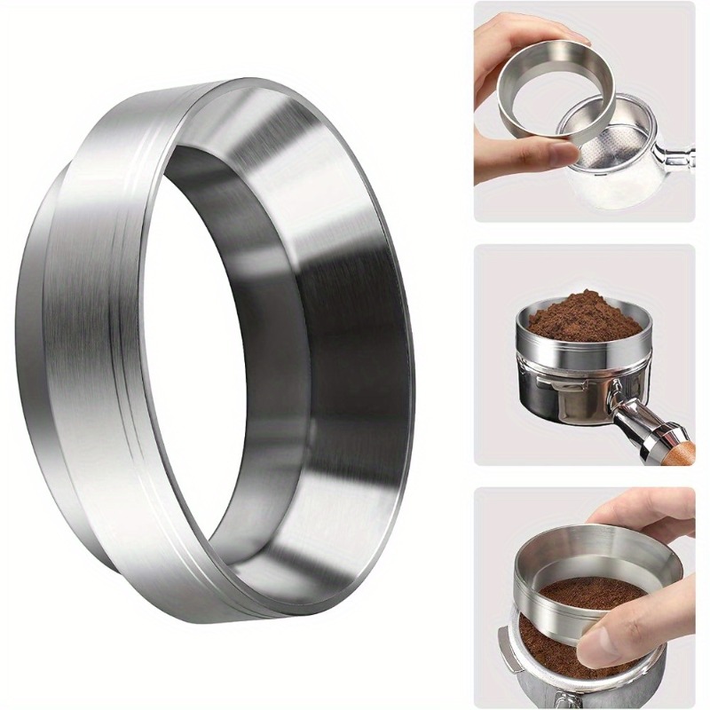 Stainless Steel Espresso Dosin - đánh giá và giá Dosing Funnel Ring