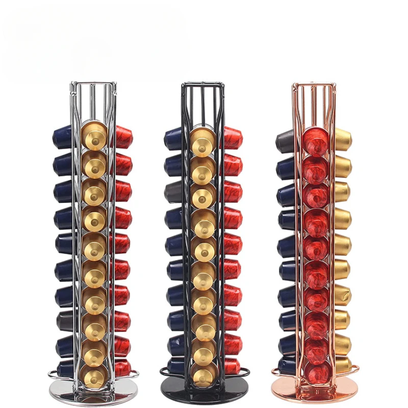 1PC 40 Pod Coffee Capsules Nes - đánh giá và giá Coffee Equipment Rack