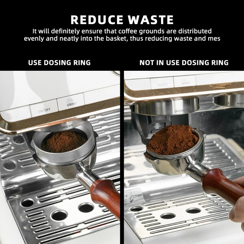 51/53/58mm ABS Espresso Dosing - đánh giá và giá Dosing Funnel Ring