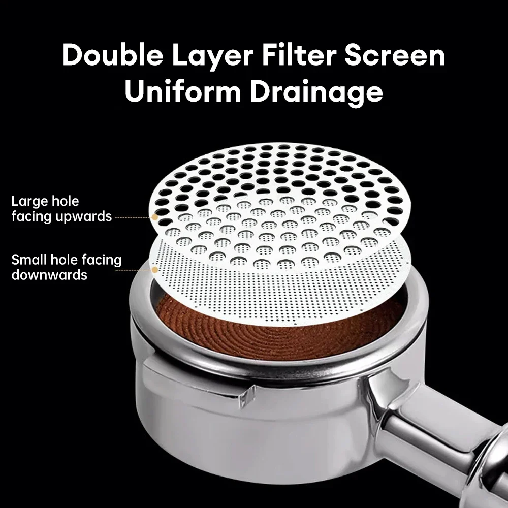 51/53/58mm Reusable Coffee Puc - đánh giá và giá Puck Screen Mesh