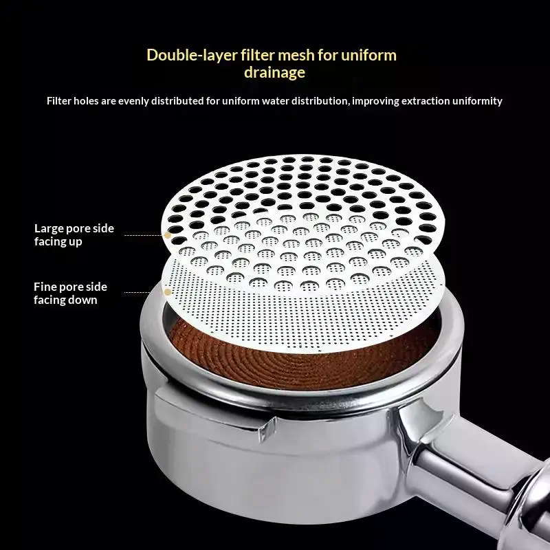 51/53/58mm Reusable Coffee Puc - đánh giá và giá Puck Screen Mesh