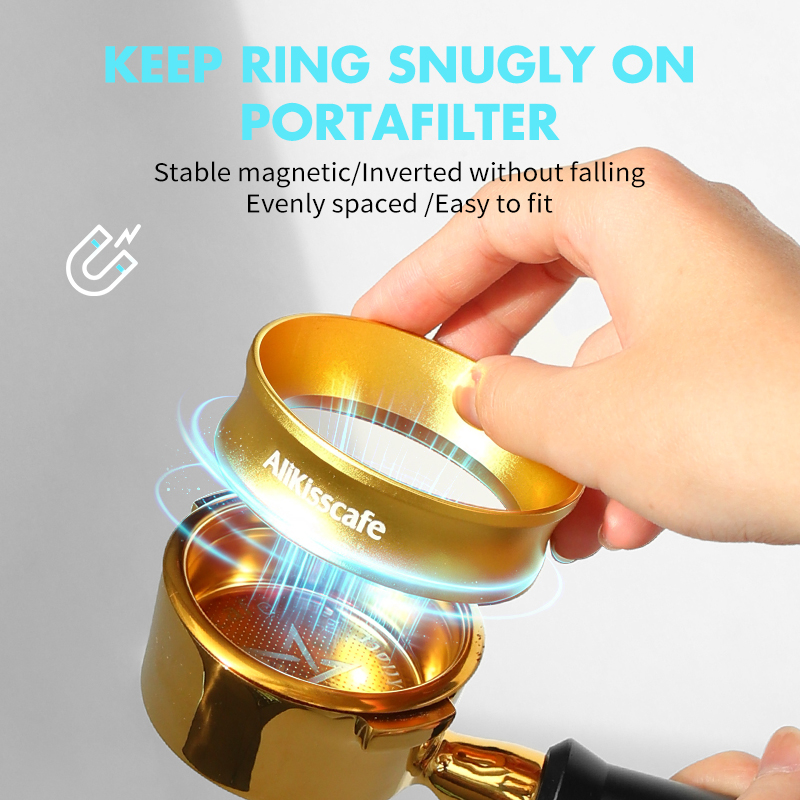 AliKisscafe Espresso Dosing Ri - đánh giá và giá Dosing Funnel Ring